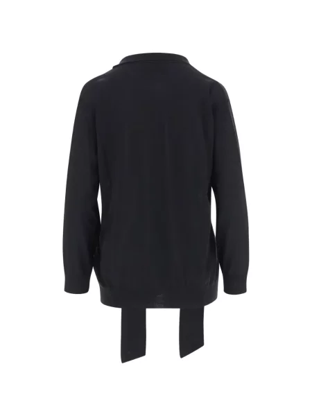 Fular Valentino Garavani de lână negru
