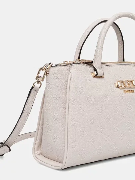 Guess geantă crossbody pentru femei cu imitație de piele ANISE bej