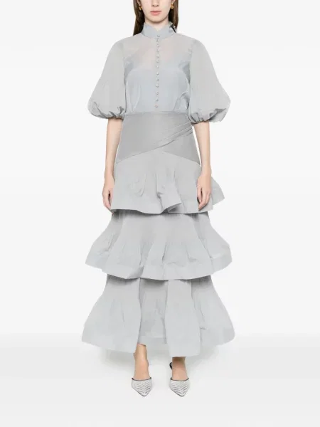 Spódnica plisowana Zimmermann niebieska