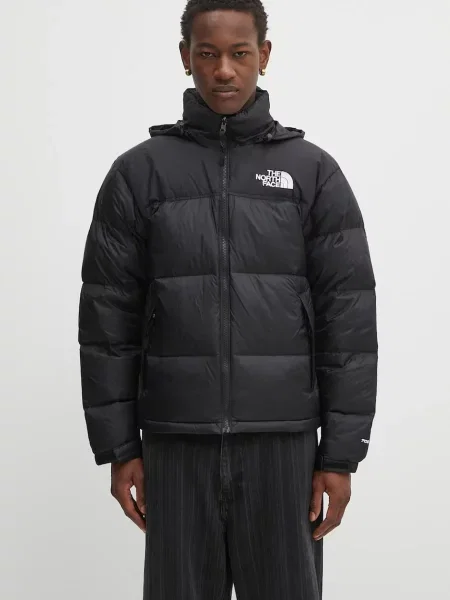 Páperová bunda The North Face Retro Nuptse čierna