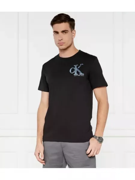 Calvin Klein Jeans Póló MONOGRAM fekete