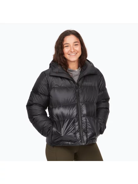 Péřová bunda Marmot Guides Down Hoody black černá