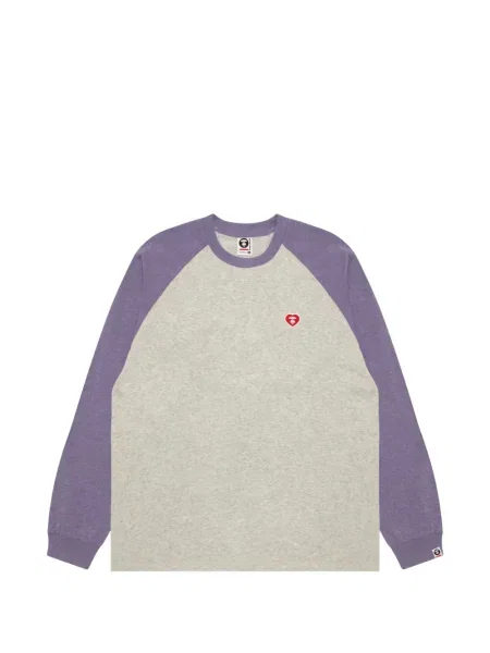 Tricou Aape By A Bathing Ape cu motiv cu inimi gri