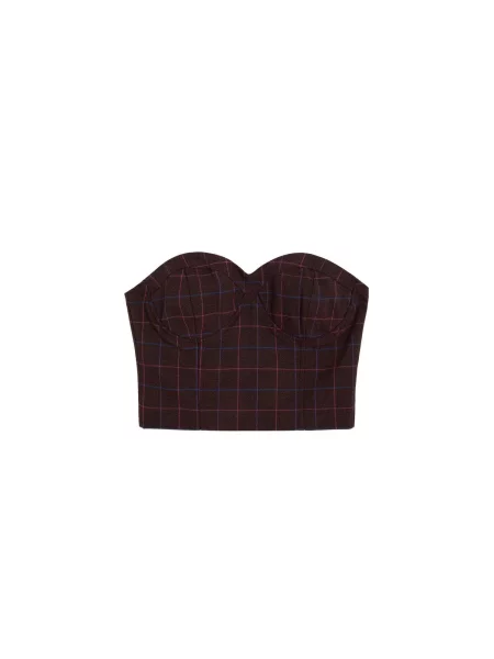 Scalpers Top burgundy roșu