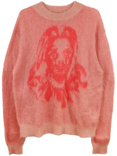 Pulover Saint Mxxxxxx de mohair roz