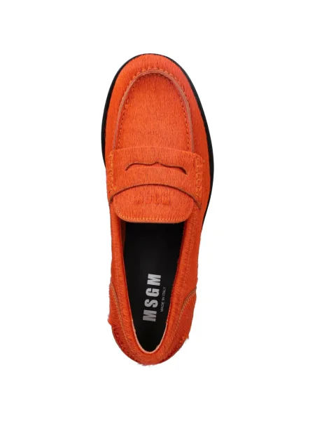 Pantofi loafer Msgm portocaliu