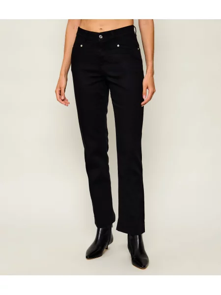 Marc Cain Blugi Fendou | Straight fit negru