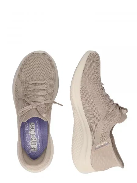 SKECHERS Nízke tenisky Ultra Flex tmavošedá béžová