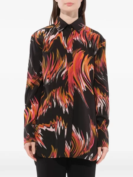 Cămașă Givenchy cu imagine negru