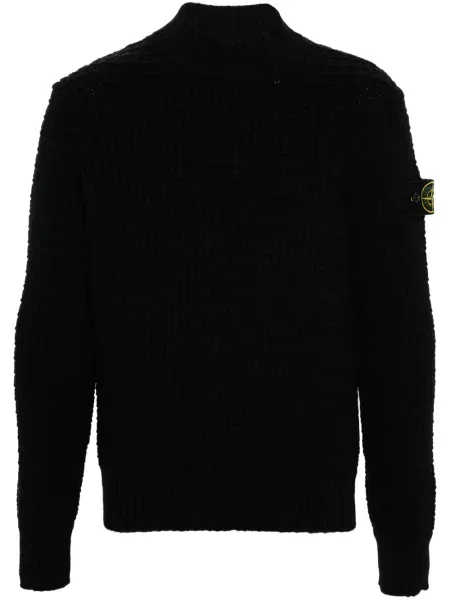 Pulover Stone Island cu strasuri negru