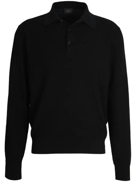 Tricou polo Brioni negru