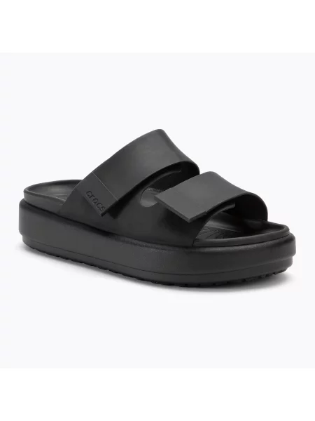 Klapki Crocs Brooklyn Luxe black czarne