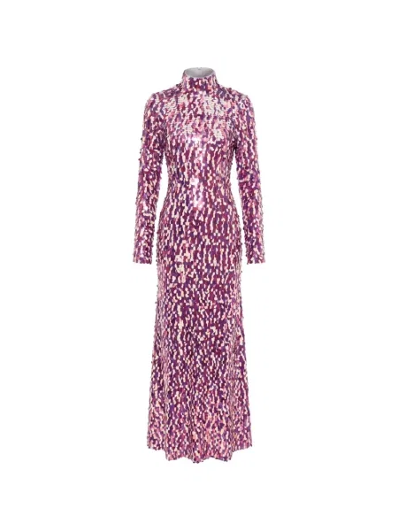 Rochie maxi Simon Miller cu paiete violet