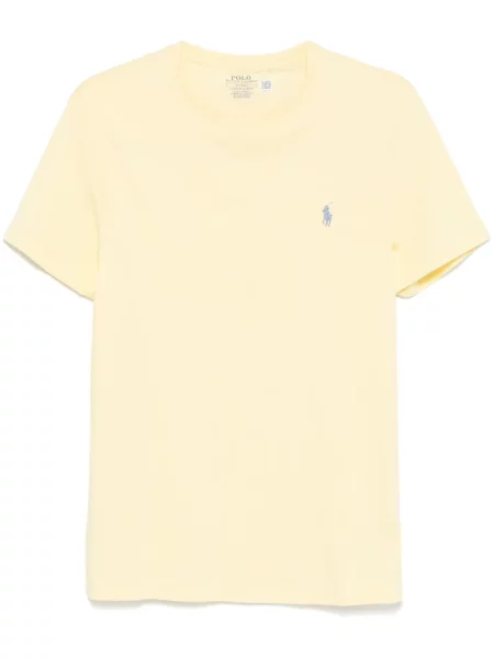 Siuvinėta dryžuota polo marškinėliai Polo Ralph Lauren balta