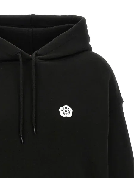 Hanorac cu glugă Kenzo cu model floral negru