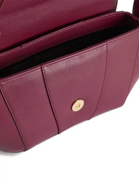 Geanta de piele Giuseppe Zanotti din piele roșu