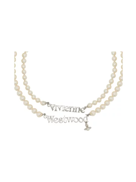 Naszyjnik Vivienne Westwood szary