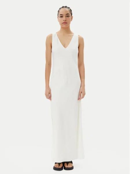 Φόρεμα καλοκαιρινό Calvin Klein λευκό