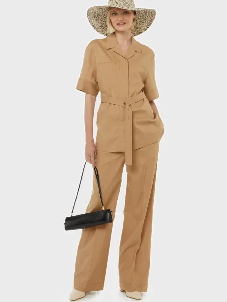 Рубашка Calvin Klein без косточек бежевая