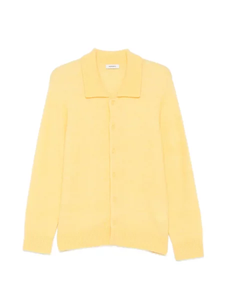 Gulerat cardigan Sandro galben