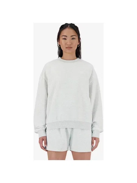 Bluza New Balance Sport Essentials French Terry popielato-szara XS szara