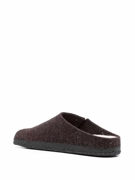 Мюли Birkenstock от филц кафяво