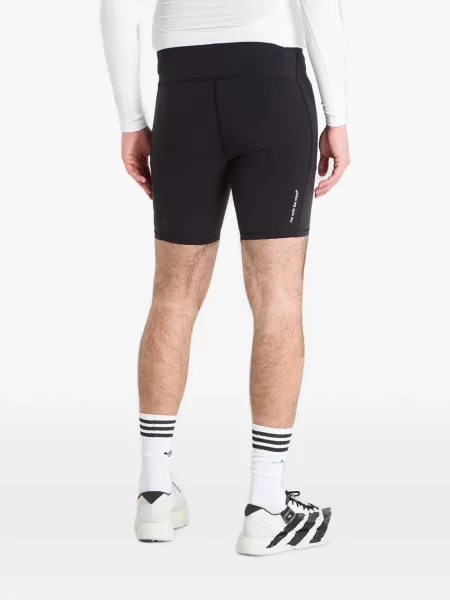 Pantaloni scurți Adidas cu imagine cu model leopard negru