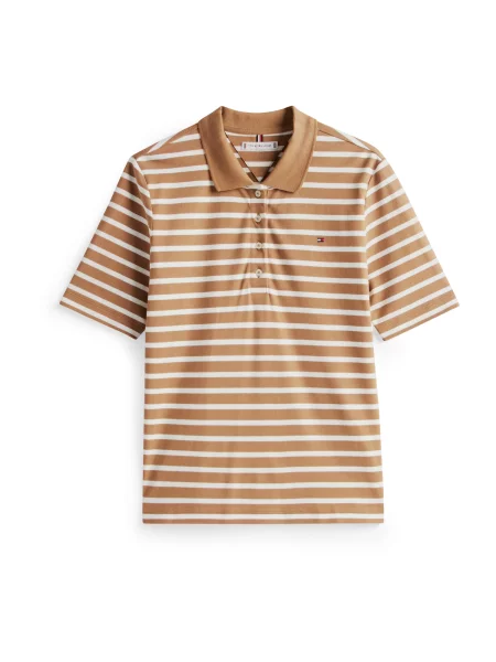 Tommy Hilfiger Polo Regular Fit smeđa