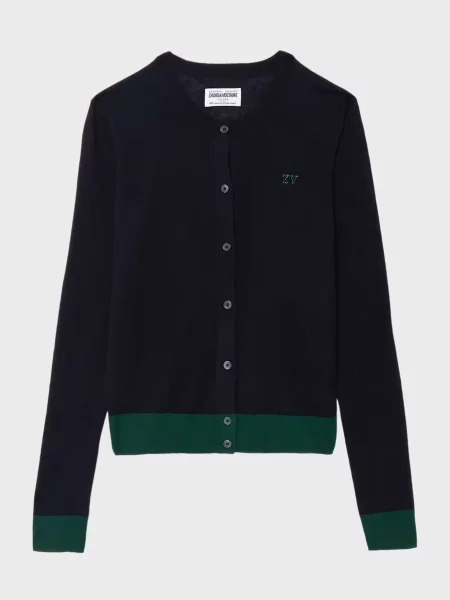 Кашеміровий кардиган Zadig&voltaire синій