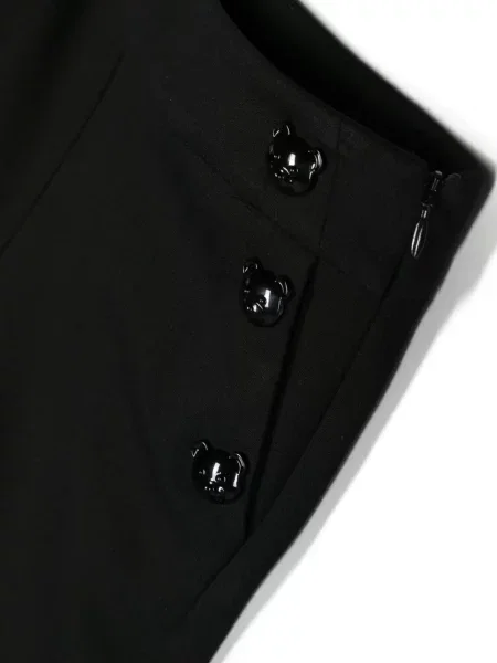 Spodnie dziecięce Moschino czarne