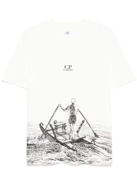 Tricou C.p. Company cu imagine alb