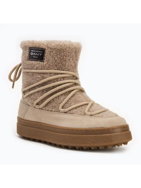 Női hótaposó GANT Snowhill taupe Snowhill bézs