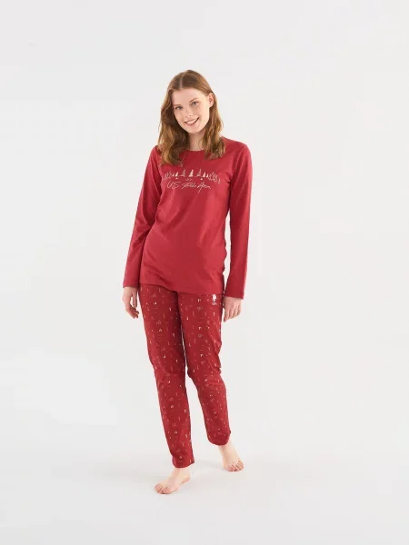 Пижама U.s. Polo бордовая