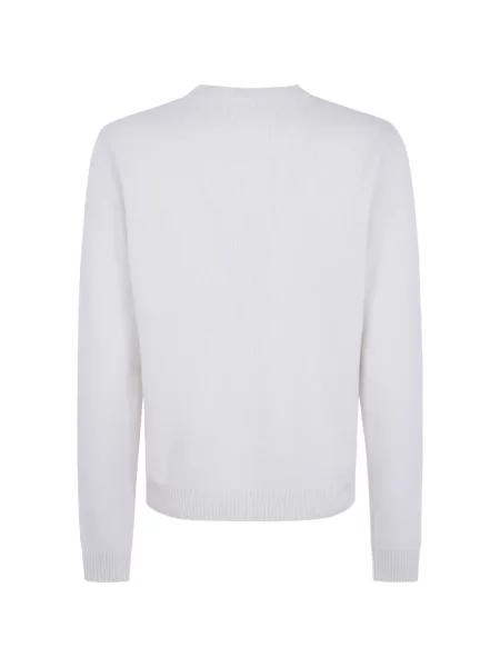Pulover A.p.c. cu broderie de lână alb