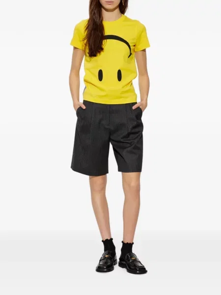 Scurt tricou Moschino galben