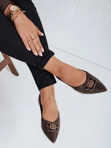 Pantofi Dstreet maro