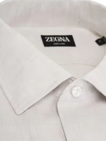 Cămașă Zegna de in gri