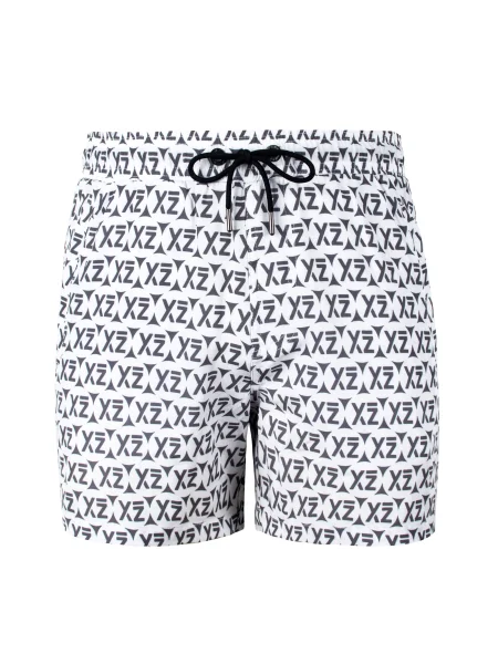 YEAZ Șorturi de baie Seashey negru alb