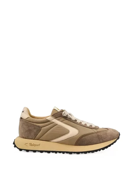 Sneakerși Valsport din piele de căprioară cu autograf maro