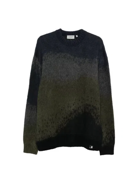 Sweter Carhartt Wip wełniany niebieski