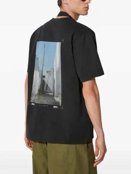 Tricou Stampd cu imagine negru