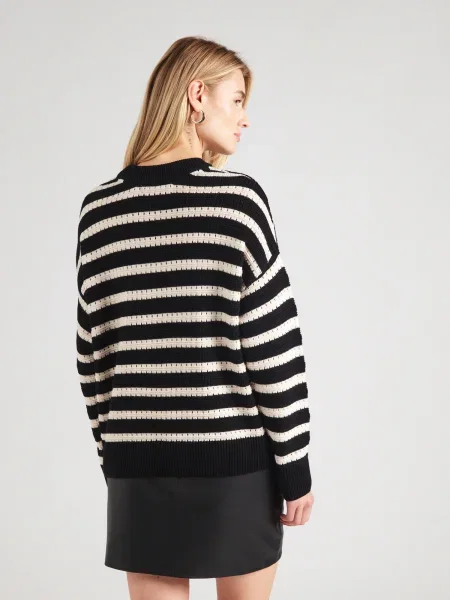 VERO MODA Pulover VMCalla crem negru
