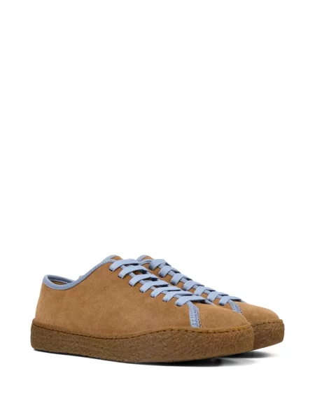 Sneakers Camper με κορδόνια με δαντέλα καφέ