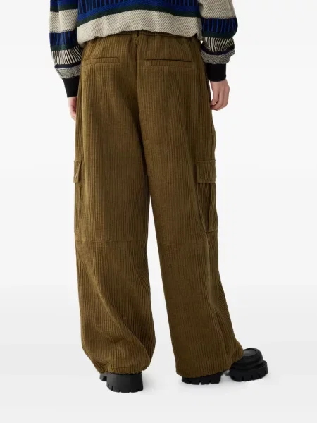 Pantaloni Studio Tomboy de catifea cord maro