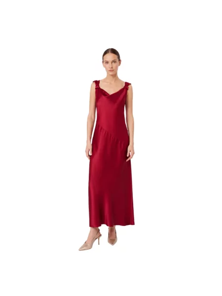 Sukienka midi Max Mara Studio czerwona