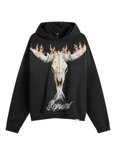 Bluza z kapturem Represent czarna