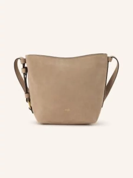 Abro Torba Na Ramię Cosmo Medium Z Woreczkiem beige beżowa