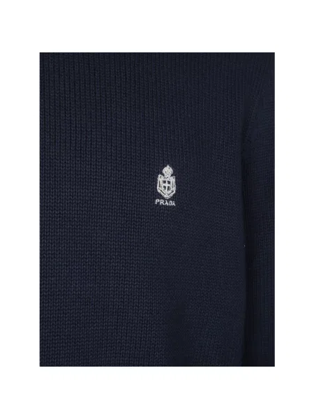 Sweter Prada niebieski