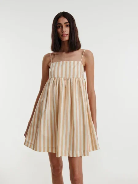 EDITED Rochie Aline / galben bej