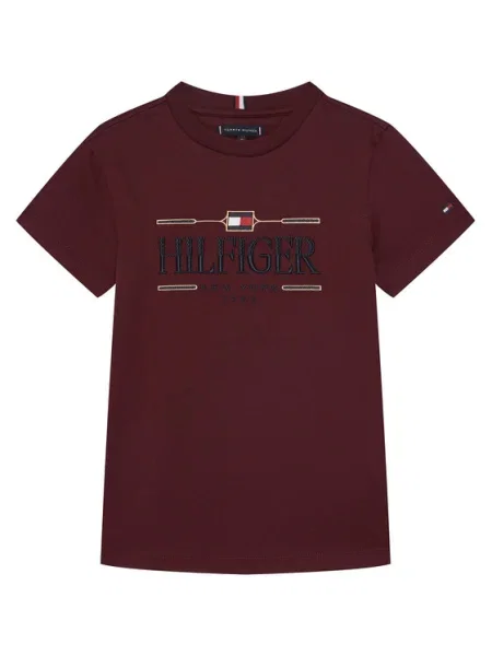 Tommy Hilfiger Tricou Icons Vișiniu